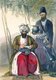 Afghanistan: 'Mahommed Naib Shurreef, a Celebrated Kizilbash (Persian) Chief of Kabul and his Chief Attendant', colour lithograph, Lieutenant James Rattray, 1848