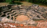 The Lotus Pond was built by King Parakramabahu the Great (1123 - 1186).<br/><br/>

Polonnaruwa, the second most ancient of Sri Lanka's kingdoms, was first declared the capital city by King Vijayabahu I, who defeated the Chola invaders in 1070 CE to reunite the country under a national leader.