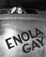 Japan / USA: Colonel Paul Tibbets waving from the Enola Gay's cockpit before taking off for the bombing of Hiroshima, 6 August 1945