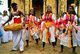 Sri Lanka: Young dancers and drummer boy at Kelani Temple near Colombo
