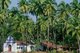 India: Local village Catholic church in rural Goa