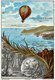 France: Early Flight - 'Traversee en ballon du Pas-de-Calais par Blanchard et Jefferies, 1785' (Crossing of the Strait of Dover by Blanchard and Jefferies, 1785), Paris, Romanet, c. 1895