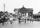 Germany: Runners at the Brandenburg Gate at the start of the 1936 Summer Olympic Games, Berlin, 1936