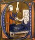 Spain / Iran: European depiction of the Persian physician and polymath al-Razi, <i>Receuil des traites de medecine</i>, Gerard of Cremona (1250–1260).