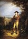 Scotland / UK: Robert Burns (1759 – 1796), Scottish poet and lyricist, oil on wooden panel, Alexander Nasmyth (1758-1840), 1828
