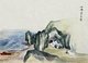 Japan: 'Tale of the Dog Ancestor', from <i>Ezo Shima Kikan</i> ('Unusual Views of Ezo [Hokkaido]'), painted handscroll, Hata Awagimaro (1764-1808), 1799
