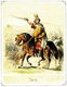 Spain: Berber general Tariq ibn Ziyad, Muslim conqueror of southern Spain in 711, Theodore Hosemann (1807-1875), mid-19th century