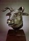China: Bronze statue of a bull's head, Qianlong Period (1736-1795), looted from the Old Summer Palace in Beijing, 1860