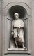 Italy: Donatello (c. 1386 - 1466), Italian Renaissance sculptor. 19th century statue outside the Uffizi Gallery, Florence, Italy. Sculpted by Girolamo Torrini