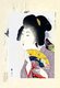 Japan: 'Beauty with Fan and Butterflies', Yamamoto Shoun (1870-1965), 1906