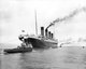UK: RMS Titanic leaving Belfast for her sea trials on 2 April 1912