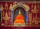 Burma / Myanmar: Recessed Buddha figure at 19th century Wat Par Lyeng, Kyaing Tong (Kengtung), Shan State. Photographed 2015