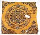 China: Fragment of silk depicting a floral medallion, Tang Dynasty (618-907), c. 8th century
