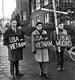 Holland: Dutch politicians demonstrate against the Vietnam War outside the US Consulate, The Hague, 27 November 1967