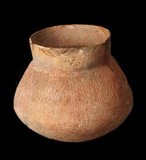 The Hemudu culture (5500 to 3300 BCE) was a Neolithic culture that flourished just south of the Hangzhou Bay area in Jiangnan in modern Yuyao, Zhejiang Province. The culture may be divided into early and late phases, before and after 4000 BCE respectively.<br/><br/>

The Hemudu people lived in long, stilt houses. Communal longhouses were also common in Hemudu settlements. The Hemudu were one of the earliest cultures to cultivate rice. Scholars view the Hemudu culture as a source of many proto-Austronesian cultures.