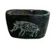 China: Neolithic bowl with pig image, c. 4000 BCE. Hemudu Culture, Zhejiang Provincial Museum, Hangzhou
