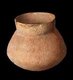 China: Decorated pottery jar or cauldron，Hemudu Culture (5500 to 3300 BCE), Hemudu Museum, Yuyao, Zhejiang Province