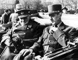 Charles Andre Joseph Marie de Gaulle (22 November 1890 – 9 November 1970) was a French military general and statesman. He was the leader of Free France (1940–44) and the head of the Provisional Government of the French Republic (1944–46).<br/><br/>

In 1958, he founded the Fifth Republic and was elected as the 18th President of France, a position he held until his resignation in 1969. He was the dominant figure of France during the Cold War era and his memory continues to influence French politics.
