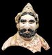 China: Head of a Sogdian merchant, ceramic, Sui Dynasty (581-618), Musee Cernuschi, Paris, France