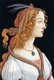 Italy: Portrait of Simonetta Vespucci as a Nymph, Sandro Botticelli (1445-1510), tempera on panel, Stadelsches Kunstinstitut, Frankfurt-am-Main, Germany,1485