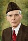 Pakistan: Muhammad Ali Jinnah (1876 – 1948), founder of Pakistan, painting from a portrait photograph taken in 1945