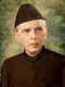 Pakistan: Muhammad Ali Jinnah (1876 – 1948), founder of Pakistan, painting from a portrait photograph taken c. 1946