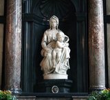 The Madonna of Bruges is a marble sculpture by Michelangelo of Mary with the Child Jesus.<br/><br/> 

Considered a masterpiece, it was stolen by German forces as part of their 'Nazi Plunder' programme in 1944. It was recovered a year later by allied forces at the Altaussee salt mine in central Austria and returned safely to Bruges, where it remains today.