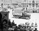 USA / Italy: One of six US Army trucks returning art treasures stolen by the Nazis to the City of Florence, 23 July, 1945