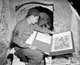 USA / Germany: Sgt Harold Maus of Scranton, Pennsylvania, examines an engraving by Albrecht Durer stolen by the Nazis and hidden in Merkers salt mine, Thuringia, 13 May 1945