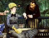 <i>In the Conservatory</i> is an 1879 oil painting by Edouard Manet held by the Alte Nationalgalerie, Berlin. The painting was exhibited in the 1879 Paris Salon.<br/><br/>

In 1896 <i>In the Conservatory</i> was bought by the Deutsche Nationalgalerie in Berlin.