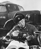 Lei Feng (18 December 1940  – 15 August 1962) was a soldier of the Chinese army in Communist legend. After his death, Lei was characterized as a selfless and modest person devoted to the Communist Party, Mao Zedong, and the people of China.<br/><br/>

In 1963, he became the subject of a nationwide posthumous propaganda campaign, 'Follow the examples of Comrade Lei Feng'. Lei was portrayed as a model citizen, and the masses were encouraged to emulate his selflessness, modesty, and devotion to Mao.<br/><br/>

After Mao's death, Lei Feng remained a cultural icon representing earnestness and service. His name entered daily speech and his imagery appeared on T-shirts and memorabilia.
