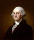 USA: George Washington (1732-1799) was the 1st President of the United States, serving from 1789-1797. Oil on canvas, Gilbert Stuart (1755-1828), 1797
