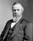 Rutherford Birchard Hayes (October 4, 1822 – January 17, 1893) was the 19th President of the United States (1877–81).<br/><br/>

As president, he oversaw the end of Reconstruction, began the efforts that led to civil service reform, and attempted to reconcile the divisions left over from the Civil War and Reconstruction.