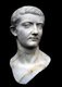 Italy: Marble bust of Tiberius Caesar (42 BCE-37 CE), 2nd emperor of the Roman Empire. Currently displayed in Ny Carlsberg Glyptotek Museum, Copenhagen
