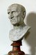 Italy: Bust of Roman emperor Galba (BCE 3 - 69 CE), c. 1st Century CE. Currently displayed in Royal Palace's Antiques Museum, Stockholm