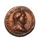Italy: Coin showing 8th Roman emperor Vitellius Germanicus (15-69 CE), c. 1st century CE