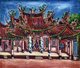 China / Taiwan: 'In Front of the Temple' (Changhua Nanyiao Temple, Changhua, Taiwan), oil on canvas, Chen Cheng-po / Chen Chengbo (1895-1947), 1936