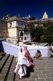 The Jain's sacred site of Shatrunjaya contains hundreds of Palitana temples built mostly between the 11th Century and 16th Century CE. The Shatrunjaya Hills were sanctified when Rishabha, the first <i>tirthankara</i> (omniscient Teaching God) of Jainism, gave his first sermon in the temple on the hill top. The ancient history of the hills is also traced to Pundarika Swami, a chief Ganadhara and grandson of Rishabha, who attained salvation here. His shrine located opposite to the main Adinath temple, built by his son Bharata, is also worshiped by pilgrims.