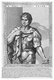 Italy / Holland: 'Nero, Emperor of Rome' (37-68 CE), line engraving by Aegidus Sadeler (Netherlands, 1570-1629), after Titian, 17th Century