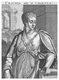 Italy / Holland: 'Milonia Caesonia, wife of Caligula, Emperor of Rome' (died 41 CE), line engraving by Aegidus Sadeler (Netherlands, 1570-1629), after Titian, 17th Century