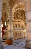 The Jain's sacred site of Shatrunjaya contains hundreds of Palitana temples built mostly between the 11th Century and 16th Century CE. The Shatrunjaya Hills were sanctified when Rishabha, the first <i>tirthankara</i> (omniscient Teaching God) of Jainism, gave his first sermon in the temple on the hill top. The ancient history of the hills is also traced to Pundarika Swami, a chief Ganadhara and grandson of Rishabha, who attained salvation here. His shrine located opposite to the main Adinath temple, built by his son Bharata, is also worshiped by pilgrims.