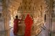 India: Pilgrims in one of the holy Jain Palitana temples (11th to 16th Century CE) in the Shatrunjaya Hills, Gujarat (2004)
