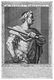 Italy / Holland: 'Domitian, Emperor of Rome' (51 - 96 CE), line engraving by Aegidus Sadeler, after Titian, 17th Century