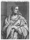 Italy / Holland: 'Terentia Albia, mother of Otho, Emperor of Rome' (1st century), line engraving by Aegidus Sadeler, after Titian, 17th Century