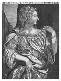 Domitia Longina (53/55-126/130 CE) was wife to Domitian and an empress of Rome. She divorced her previous husband, Lucius Aelius Lamia, to marry Domitian in 71 CE, and together they had one son. His early death caused them to drift apart for a while however, with Domitian briefly exiling Domitia for not producing another heir. He soon recalled her though, and despite rumours of Domitian having an incestuous relationship with his niece Julia Flavia, it is said that Domitia continued to live in the palace without incident. She survived Domitian's assassination in 96 CE, and died peacefully decades afterwards.
