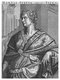 Italy / Holland: 'Martia Fulvia (Marcia Furnilla), wife of Titus, Emperor of Rome' (1st century CE), line engraving by Aegidus Sadeler, after Titian, 17th Century