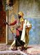 Morocco: 'The Harem Guard', oil on panel, Jean Discart (1856-1944), Paris, 1885