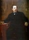 USA: Grover Cleveland (1837 – 1908) was the 22nd and the 24thth President of the United States, serving from 1885 to 1899 and from 1893 to 1897. Oil on canvas, Eastman Johnson (1824-1906), c. 1906