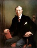 Thomas Woodrow Wilson (December 28, 1856 – February 3, 1924), better known as Woodrow Wilson, was an American politician and academic who served as the 28th President of the United States from 1913 to 1921.<br/><br/>

In office, Wilson reintroduced the spoken State of the Union, which had been out of use since 1801. Leading the Congress, now in Democratic hands, he oversaw the passage of progressive legislative policies unparalleled until the New Deal in 1933.<br/><br/>

A devoted Presbyterian, Wilson infused a profound sense of moralism into his internationalism, now referred to as 'Wilsonian'—a contentious position in American foreign policy which obligates the United States to promote global democracy. For his sponsorship of the League of Nations, Wilson was awarded the 1919 Nobel Peace Prize.