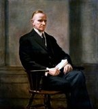 John Calvin Coolidge Jr. (July 4, 1872 – January 5, 1933) was the 30th President of the United States (1923–29). A Republican lawyer from Vermont, Coolidge worked his way up the ladder of Massachusetts state politics, eventually becoming governor of that state.<br/><br/>

He was elected as the 29th vice president in 1920 and succeeded to the presidency upon the sudden death of Warren G. Harding in 1923. Elected in his own right in 1924, he gained a reputation as a small-government conservative.<br/><br/>

Coolidge's retirement was relatively short, as he died at the age of 60 in January 1933, less than two months before his direct successor, Herbert Hoover, left office.